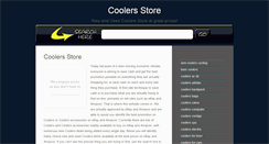Desktop Screenshot of coolersstoreca.info
